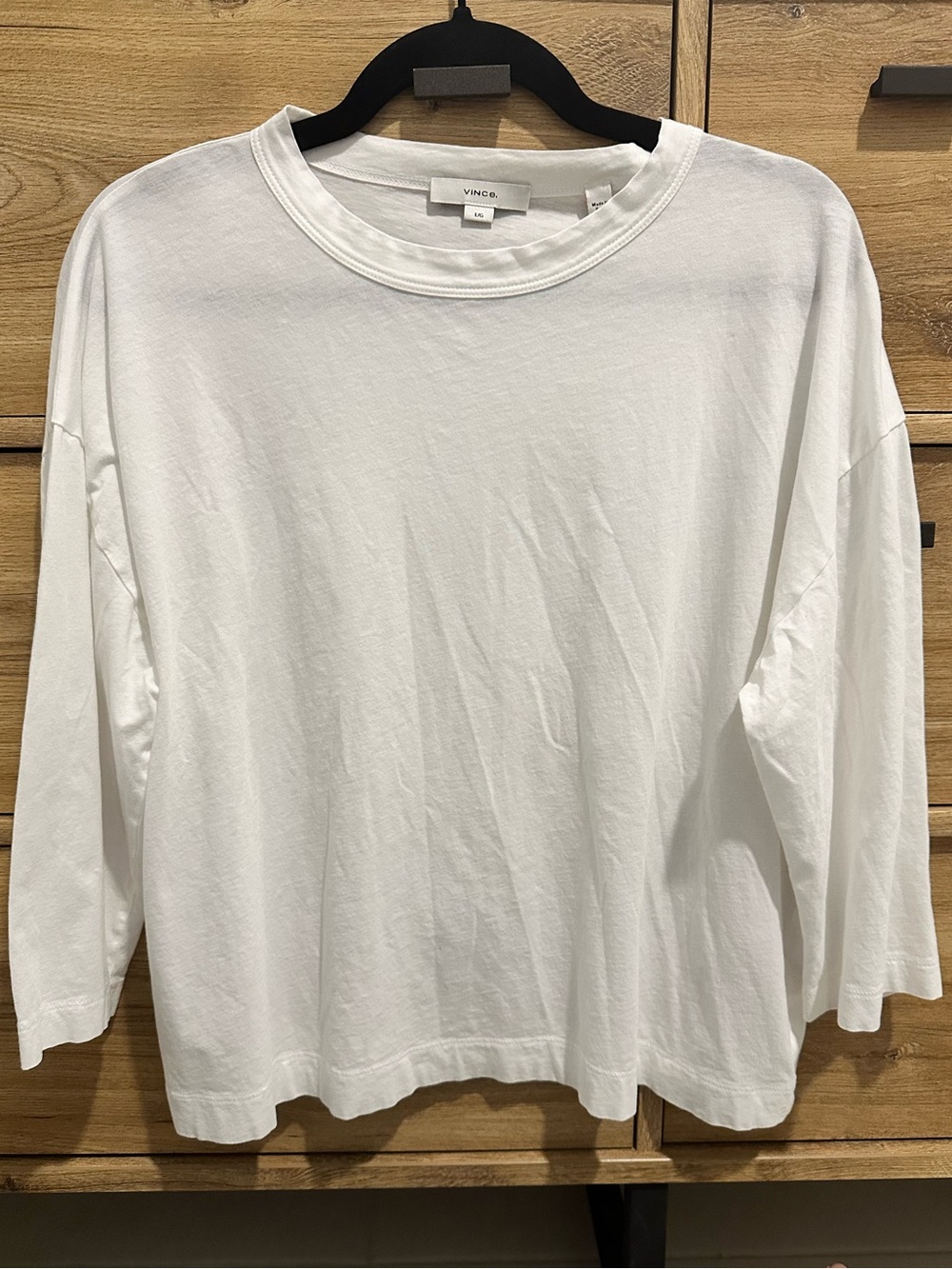 Vince White Crewneck Tee